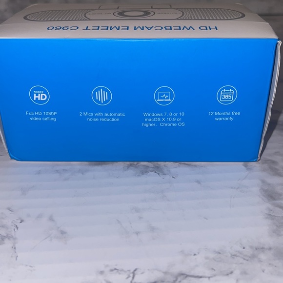 New- EMEET HD Webcam C960 with microphone 90 degree view - Picture 3 of 7
